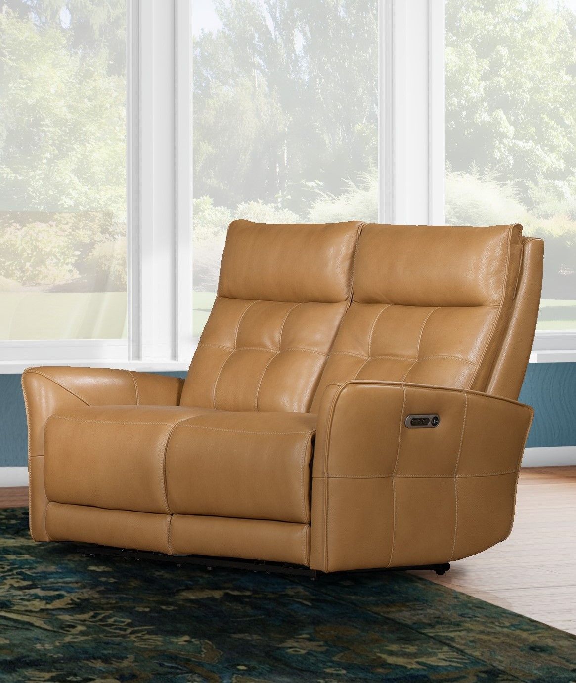 Gershwin - Sofá reclinable eléctrico de gravedad cero - Lucca Butterscotch
