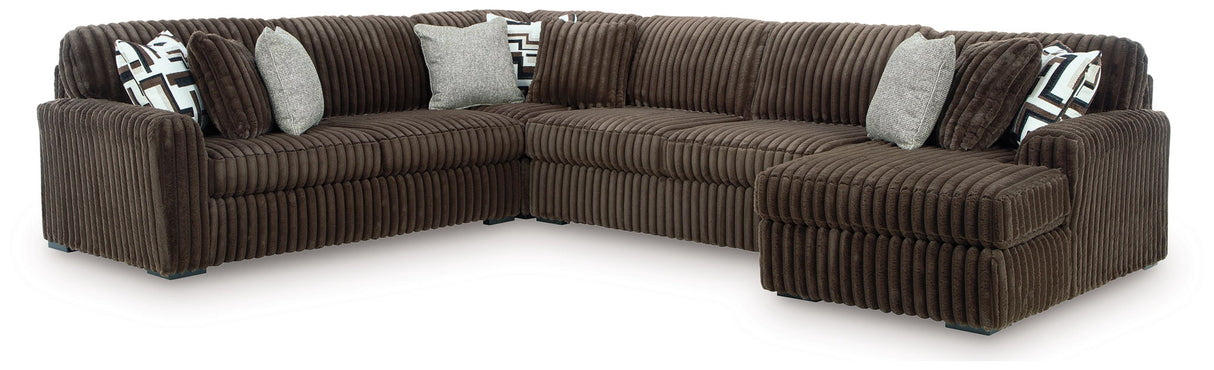Midnight-Madness - 4 Piece Sectional
