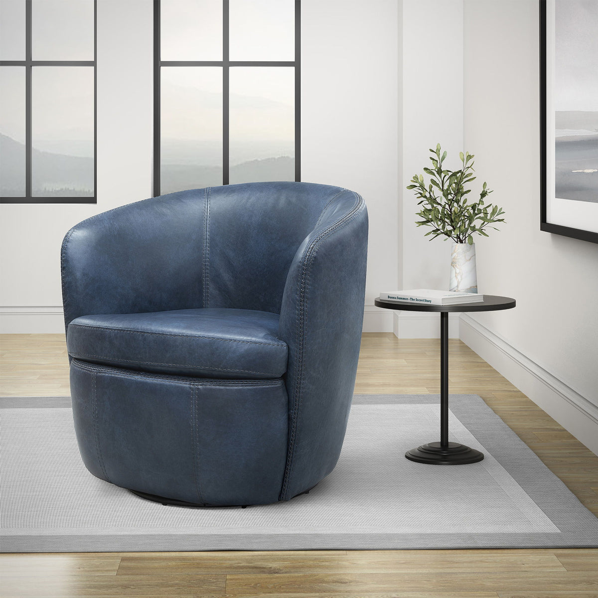 Barolo - Sillón giratorio Club
