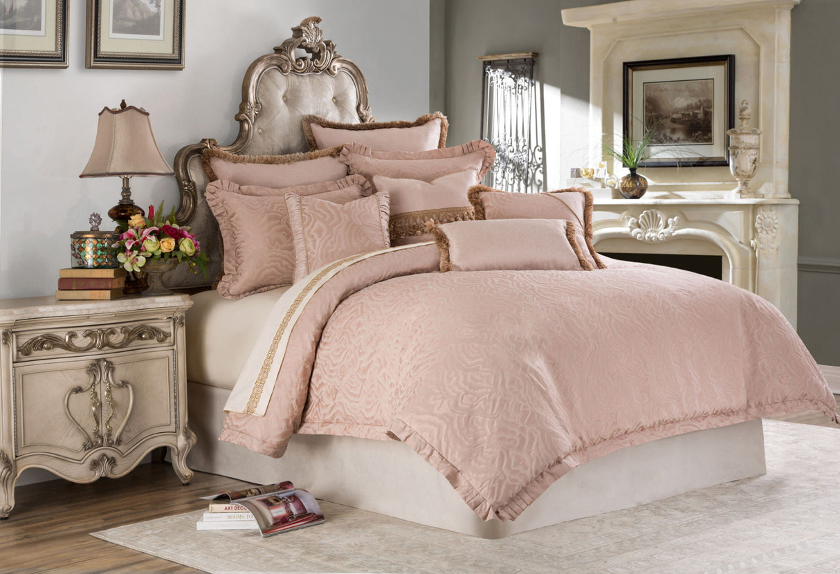 Fontaine - 10 Piece King Comforter Set - Quartz