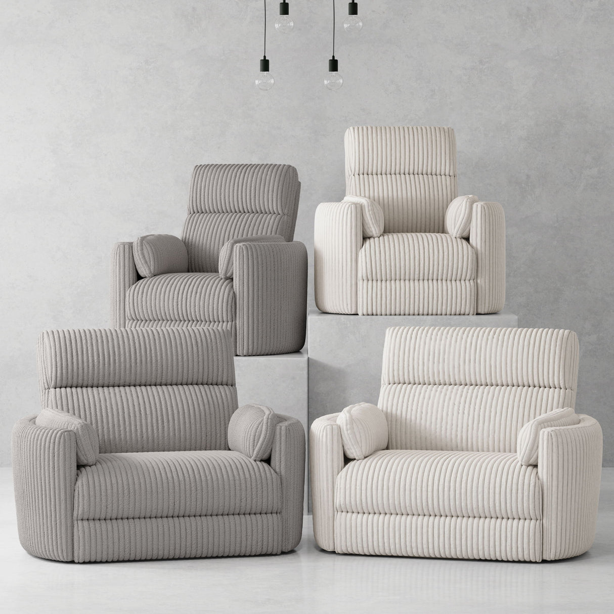 Sillón reclinable eléctrico Radius Xl - Extra ancho y deslizante