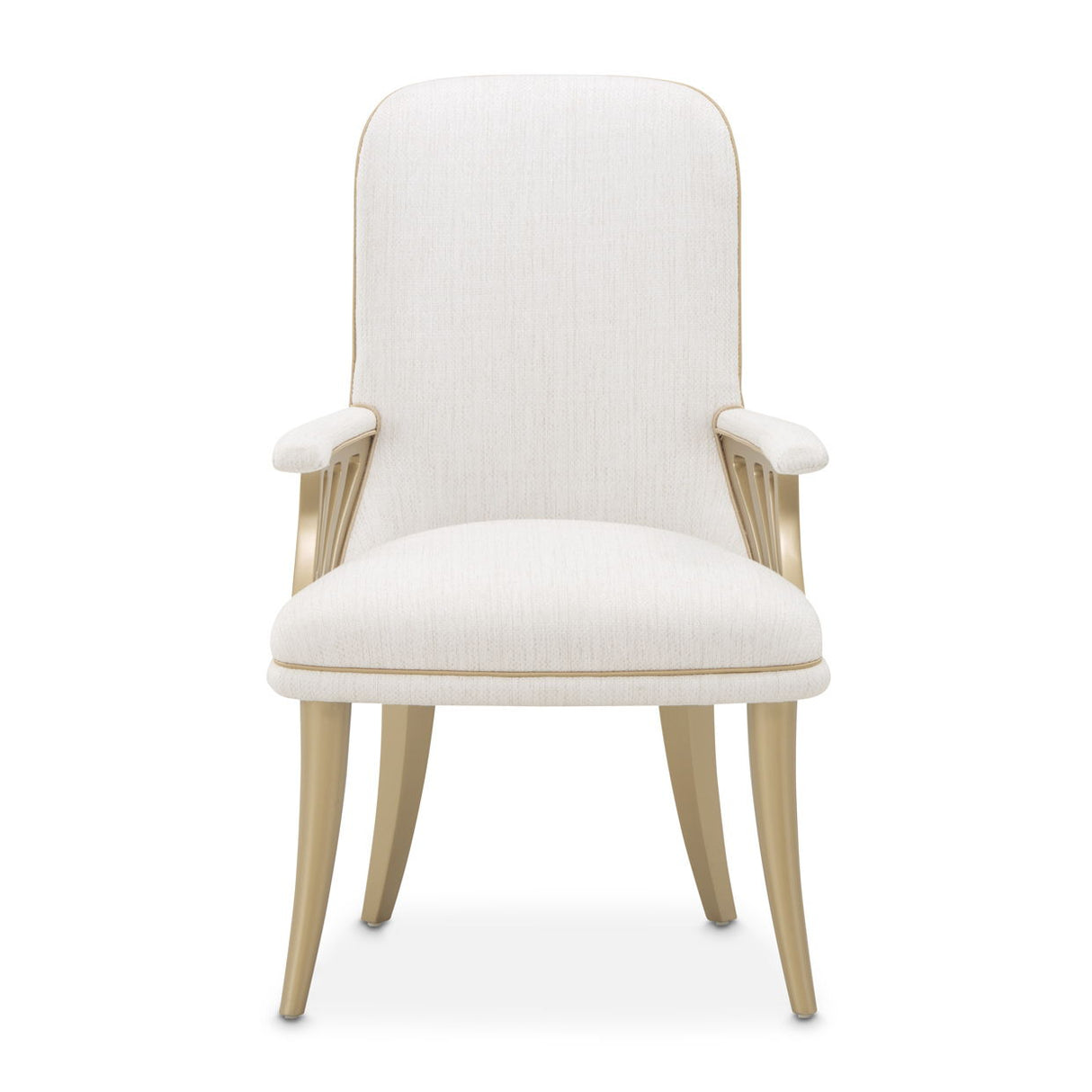 La Terrazza - Silla de comedor con brazos (Juego de 2) - Perla cremosa