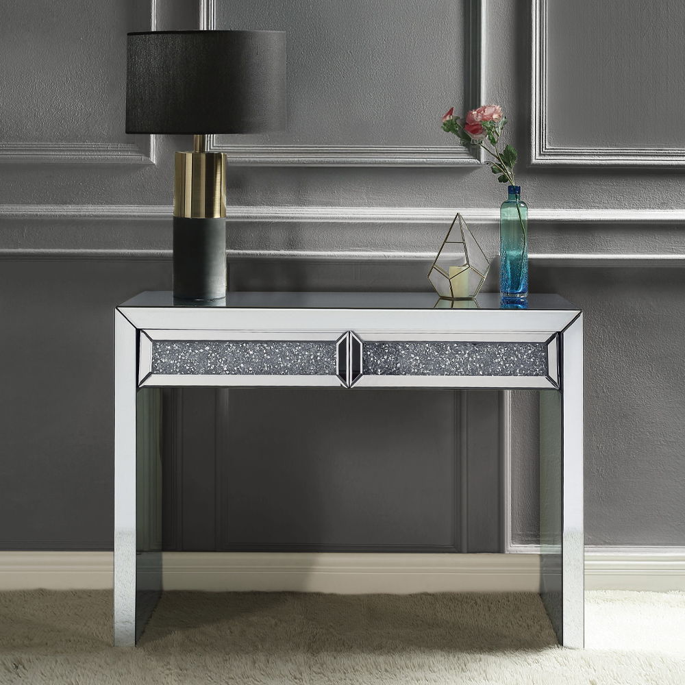 Noralie - Mesa auxiliar - Plata perla - 32"