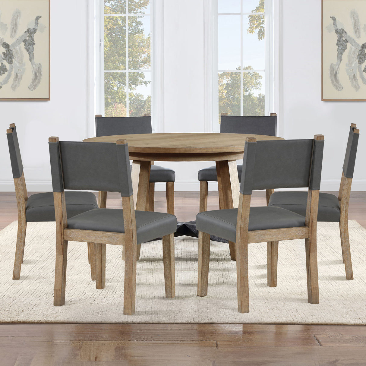 Aubrey - Round Dining Set