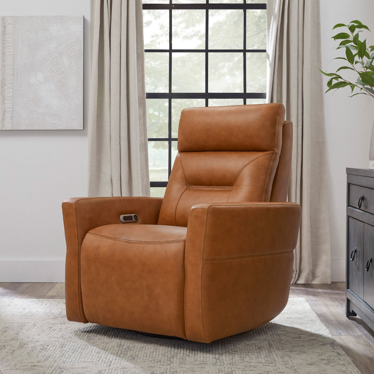 Remmington - Sillón reclinable giratorio eléctrico