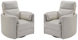 Radius - Cordless Power Swivel Glider Recliner (Set of 2)