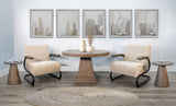 Haven - Round Pedestal Chat Table - Buckskin