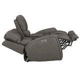 Belmont - Zero Gravity Power Reclining Tilt Console Loveseat P3 - Autumn Fog