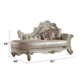 Vendome - Chaise con 2 almohadas
