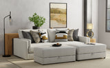 Trevor - Extra Deep Oversized Sofa With Included Storage Cocktail Ottoman