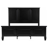 Sandy Beach - 63" Panel Bed with High Headboard