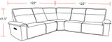 Perimeter - 5 Piece Modular Power Reclining Sectional