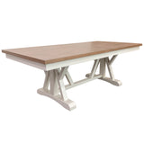 Americana Modern Dining - Trestle Extendable Dining Table - Cotton
