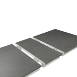 Katia - Mesa de Comedor con Extensible - Gris Rústico y Blanco Desgastado