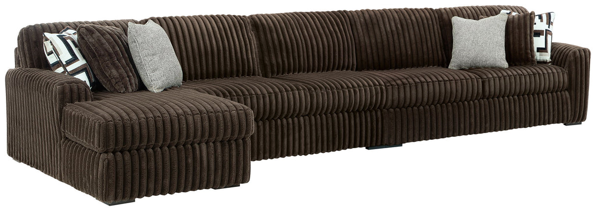 Midnight-Madness - Dark Brown Sectional