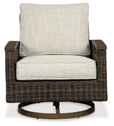 Paradise Trail - Medium Brown - Swivel Lounge Chair (Set of 2)