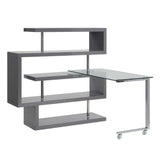 Buck II - Writing Desk With Bookshelf