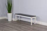 Carriage House - Bench - Cottage White / Europen Dark