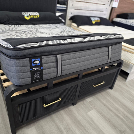 Sealy Posturepedic Pillowtop Last Year Model Dark Gray mattress