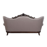 Benbek - Sofa With 5 Pillows - Fabric & Antique Oak