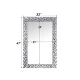 Kachina - Decoración de pared - Con espejo y gemas de imitación - 119 cm