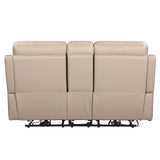 Easton - Zero Gravity Power Reclining Tilt Console Loveseat P3 - Steamboat Quartz