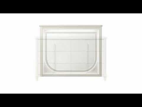 Laveda - Banco - Bouclé Gris Claro y Acabado Blanco Perla