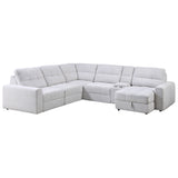 Snyder - 6 Piece Sectional - White