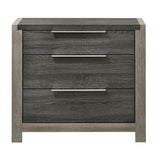 Jehoram - 3 Drawer Nightstand For Bedroom