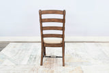Doe Valley - Silla Yellowstone Ladderback, Asiento Acolchado (Juego de 2) - Color Ante