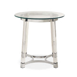 Lucinda - 24.5" End Table - Chrome