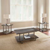 Terrell - 3 Piece Table Set - Brown