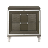 Twenty Nine - 2-Drawer Nightstand With USB - Dark Brown