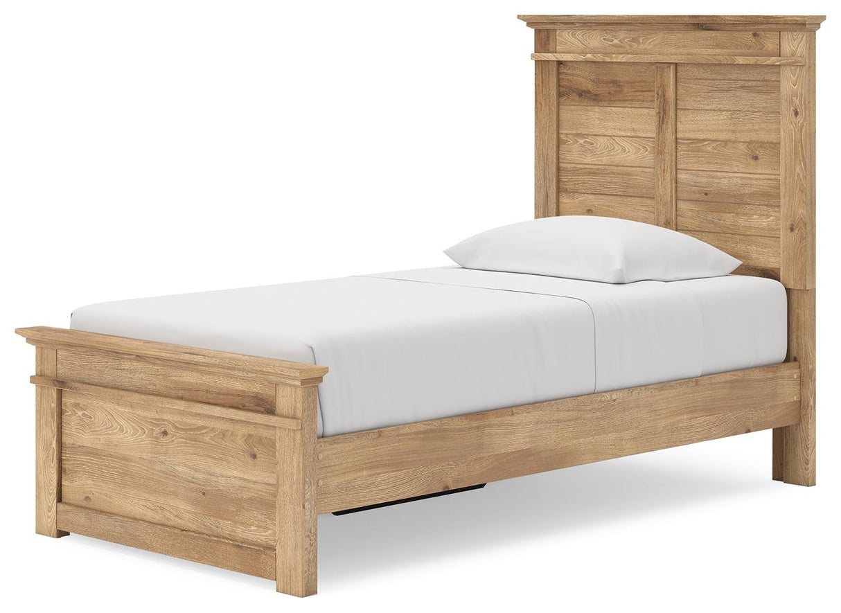 Makidern - Cama con almacenamiento en panel y unidad de almacenamiento bajo la cama