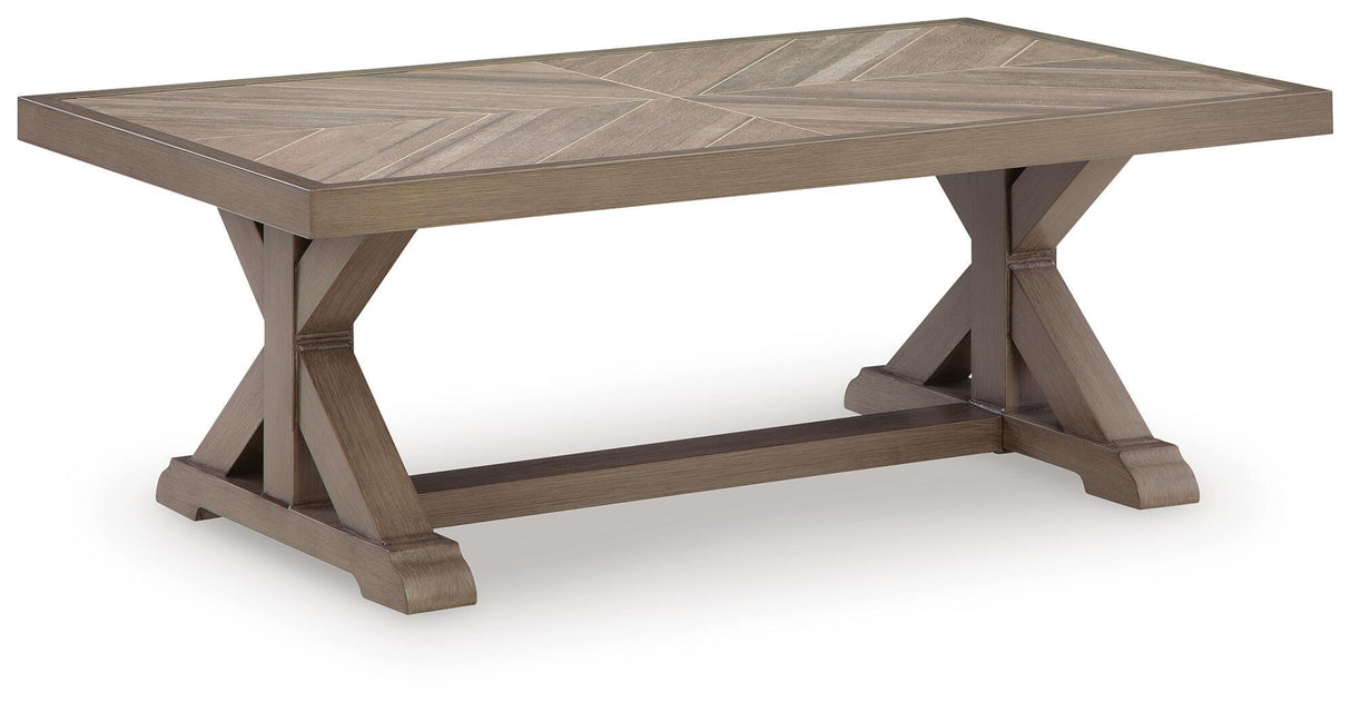 Laguna Heights - Rectangular Cocktail Table - Beige