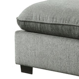Deville - Modular Ottoman - Nova Gray