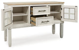 Shaybrock - Dining Room Server - Antique White / Brown