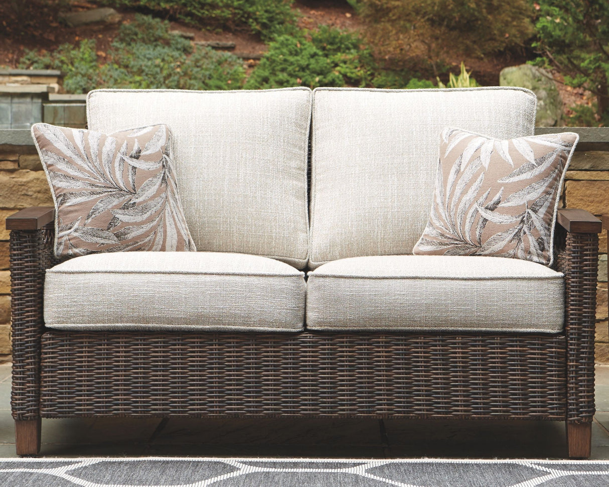 Paradise Trail - 3 Pc. - Lounge Set - Medium Brown