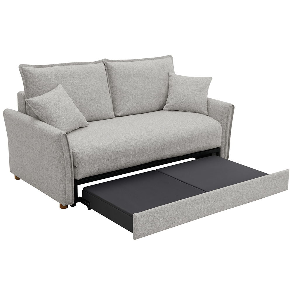 Oran - Sofá con cama - Chenilla gris