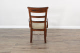 Tuscany - Arm Chair With Cushion Seat - Beige / Vintage Mocha
