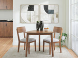 Tameride - 3 Pc. - Dining Table And 2 Chairs - Brown