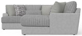 Titan - Sectional With Comfort Coil Seating And Accent Pillows Included