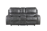 Keily - Sofá biplaza reclinable manual