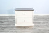 Carriage House - File Cabinet - Cottage White / Europen Dark
