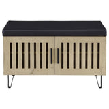 Brixton - 2-Door Padded Entryway Shoe Storage Bench