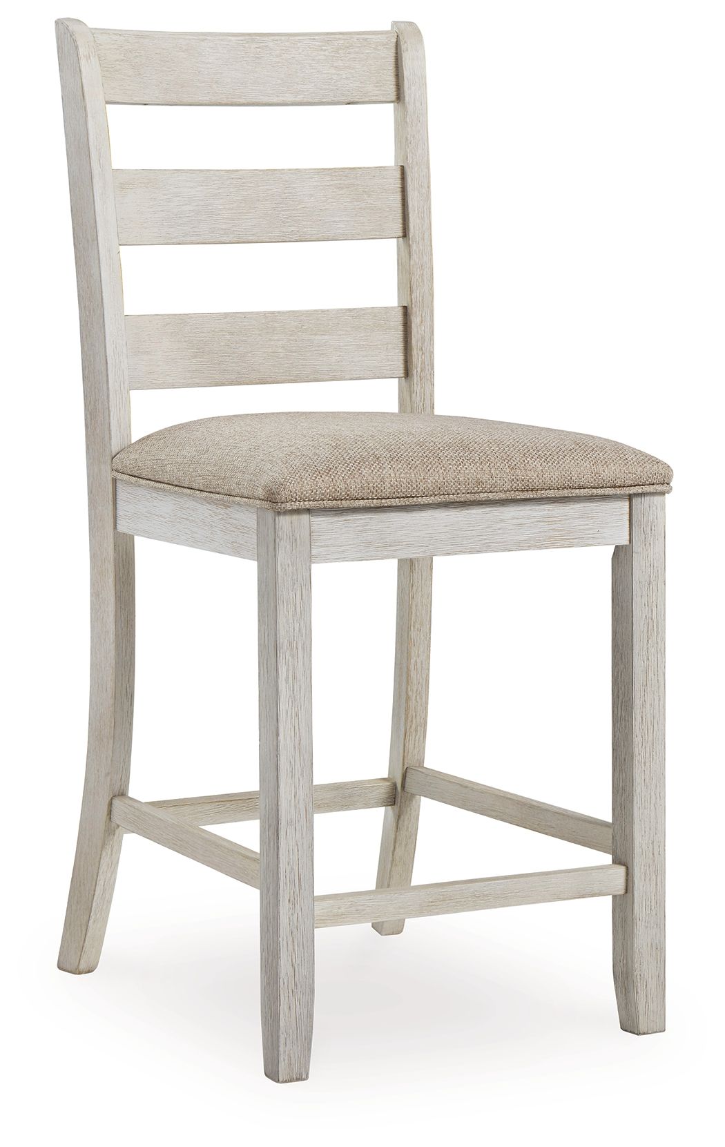 Skempton - Taburete de bar tapizado (Set de 2) - Blanco