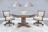 Doe Valley - Game Chair With Casters, Cushion Seat & Back - Buckskin / Beige