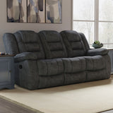 Bolton - Manual Reclining Sofa - Misty Storm