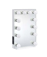 Asa - Espejo decorativo - Acabado blanco