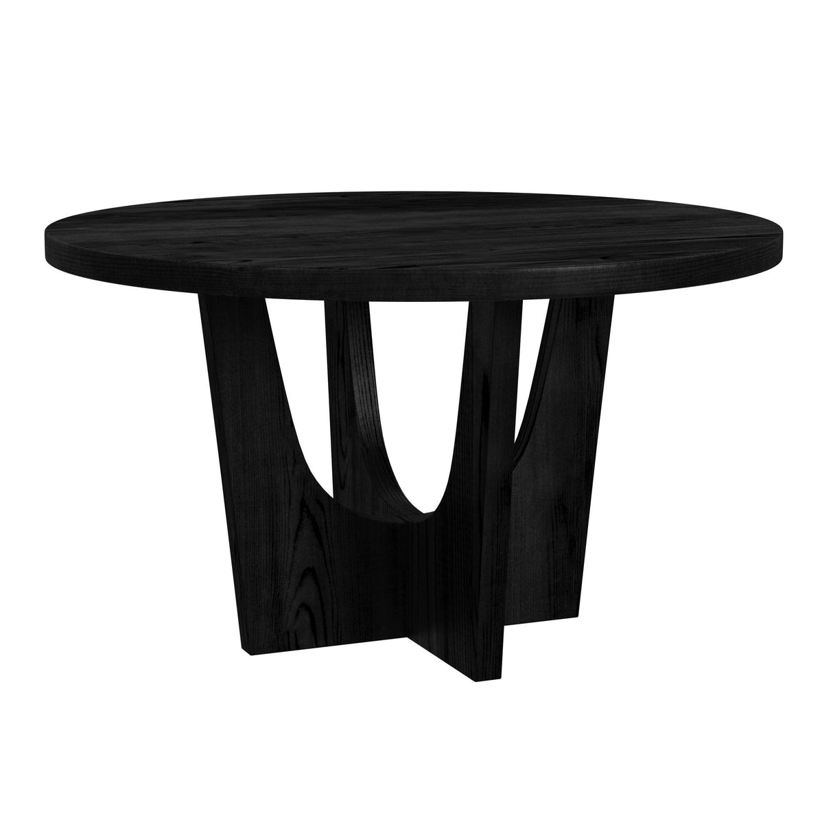 Oregon - Juego de comedor de altura estándar de 5 piezas (mesa redonda y cuatro sillas)